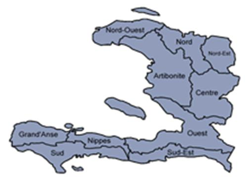 Map of Haiti